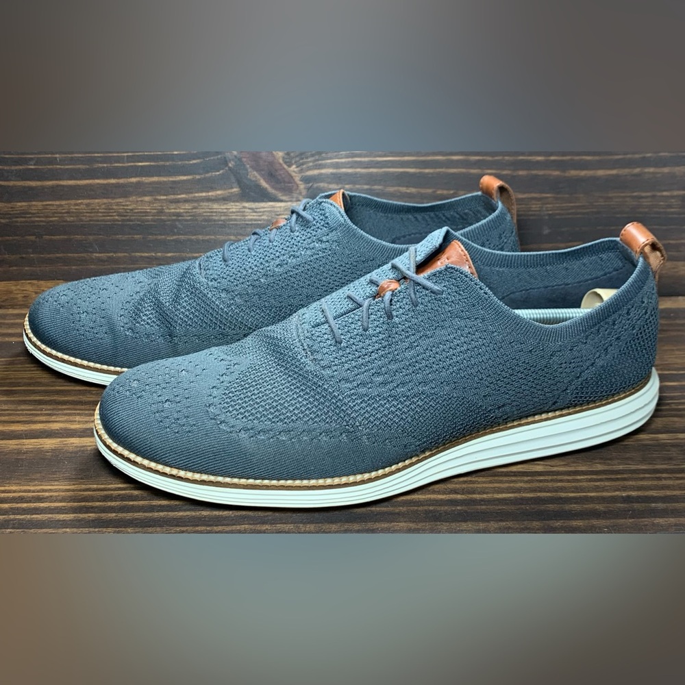 Cole Haan Original Grand Wingtip Oxford Stitchlite Mens Size 13 M Shoes Grey